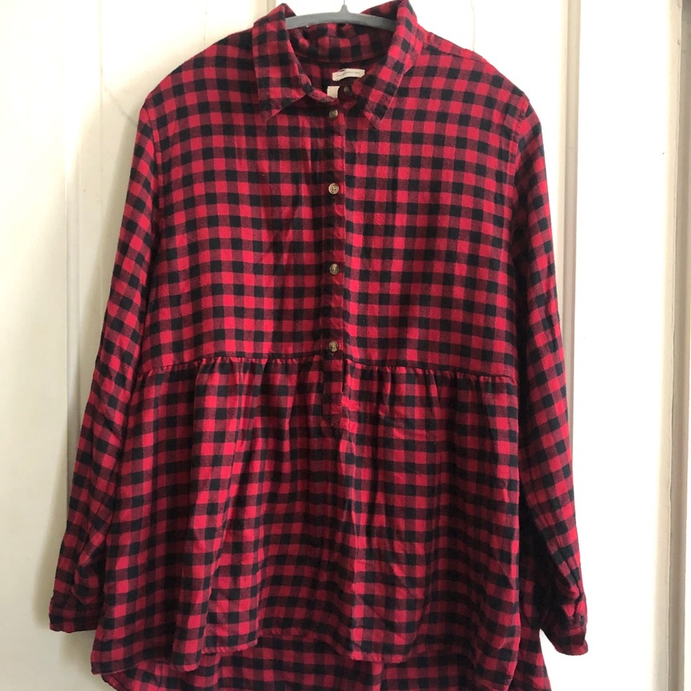 American Eagle Flannel Tunic